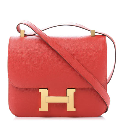 Hermes Epsom Constance 24 Rouge Tomate 1 of 22