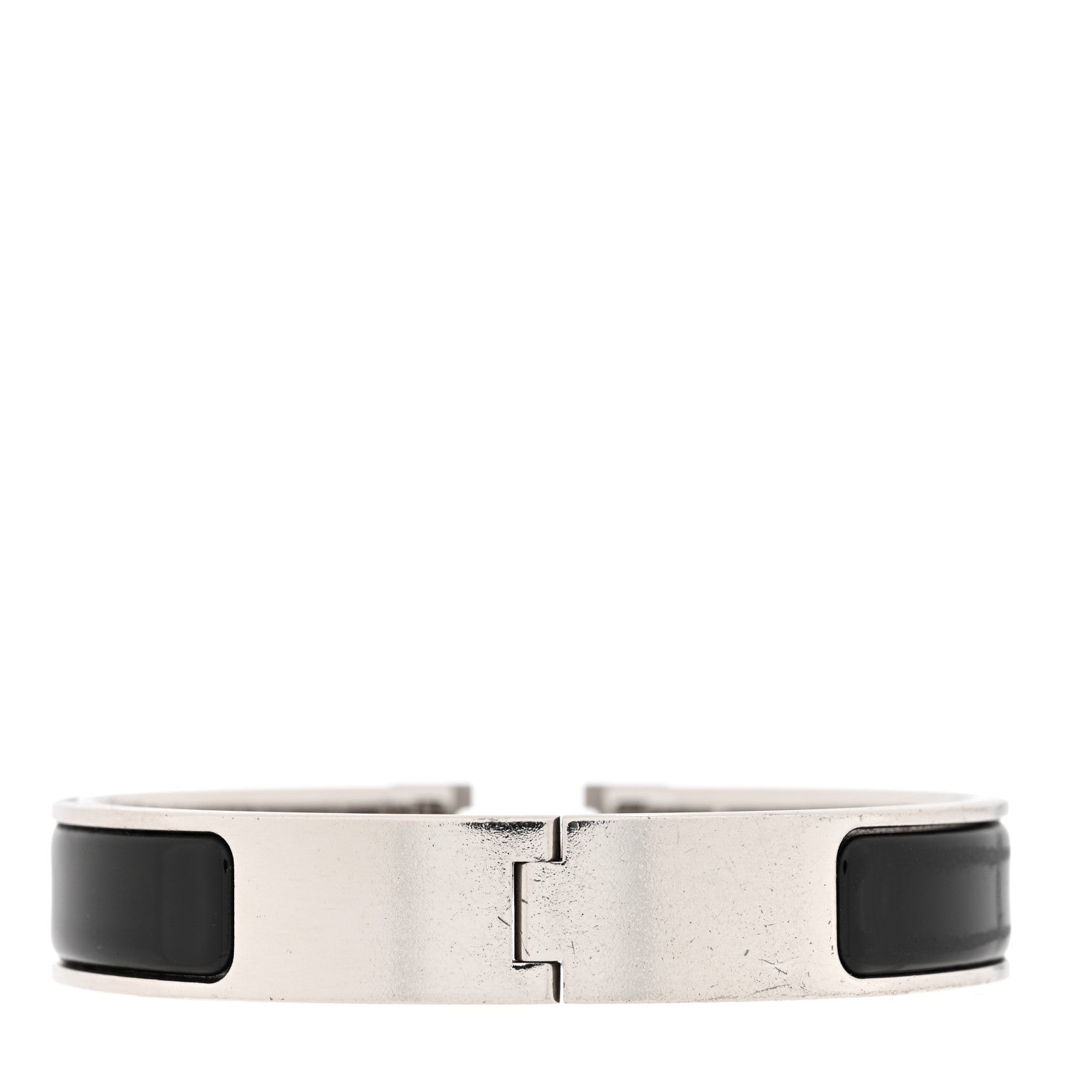 Hermes Enamel Narrow Clic Clac H Bracelet PM Black 3 of 5