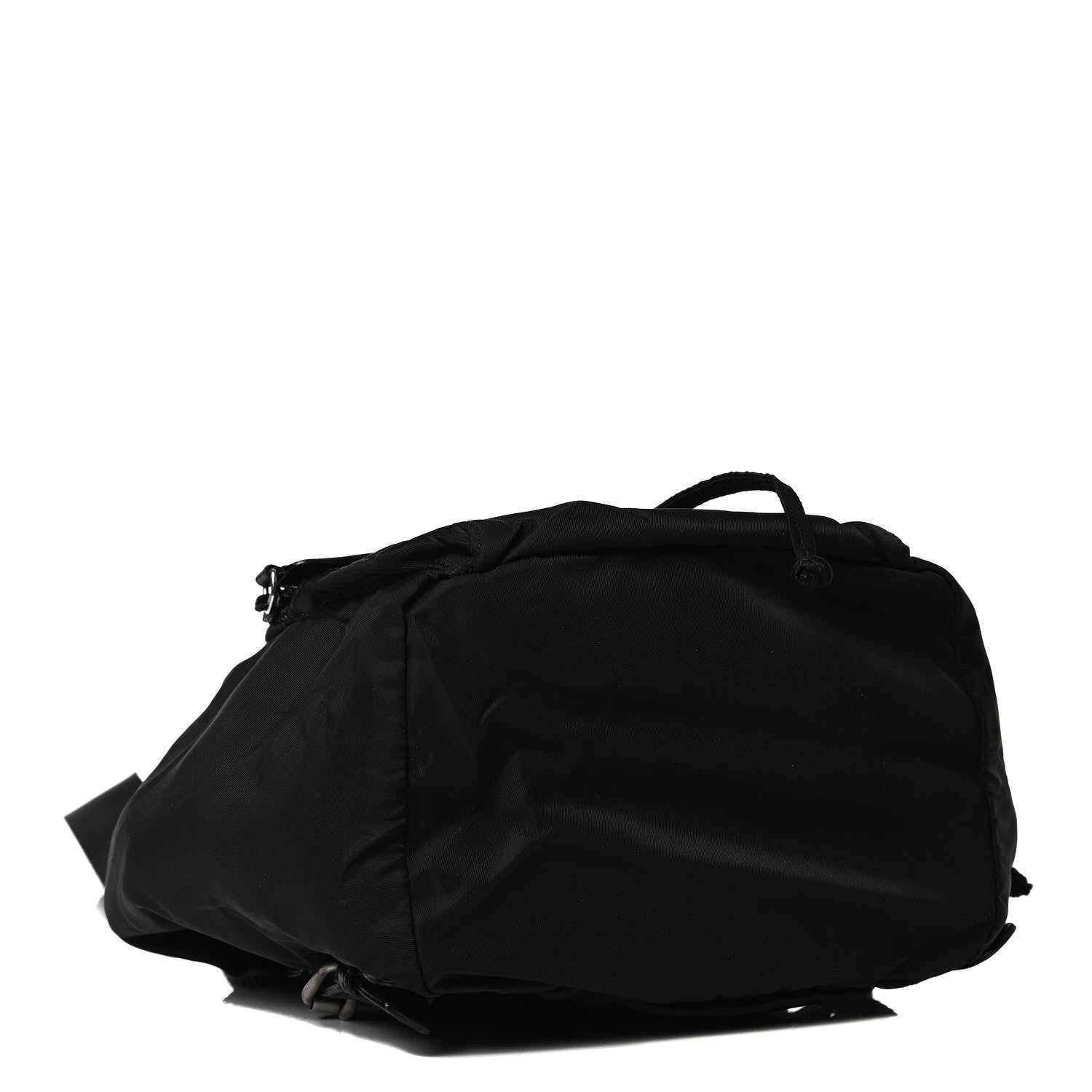 Prada Nylon Vela Mini Cinch Backpack Black 3 of 15