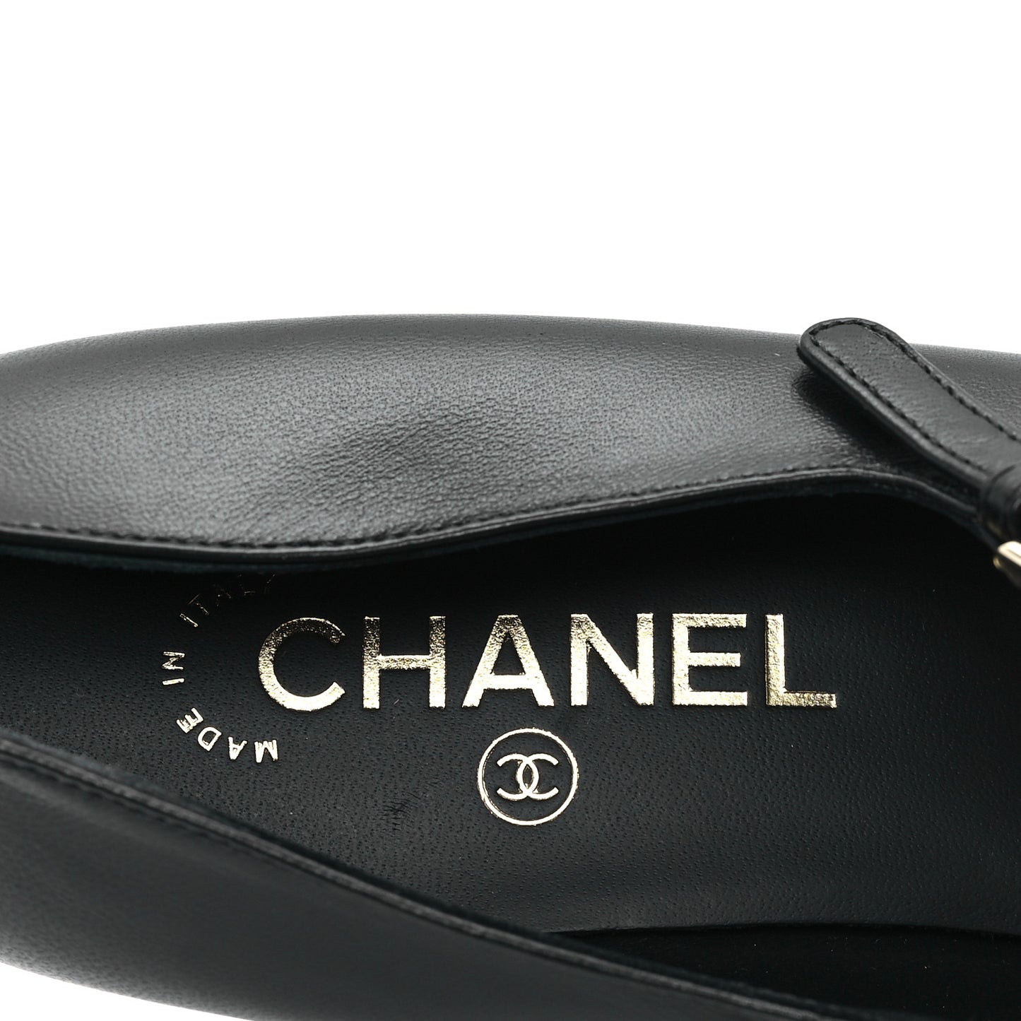 Lambskin Mary Jane Platform Pumps 41 Black