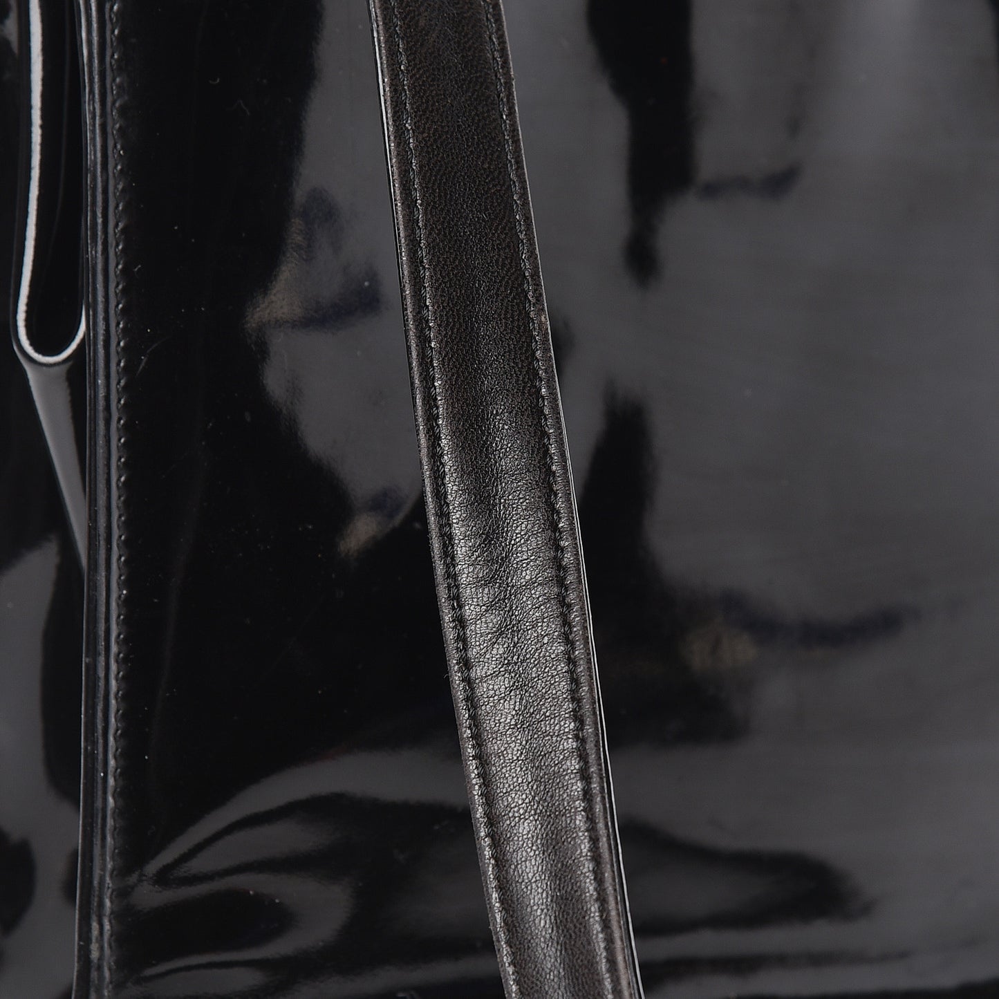 Patent Logo Tote Black