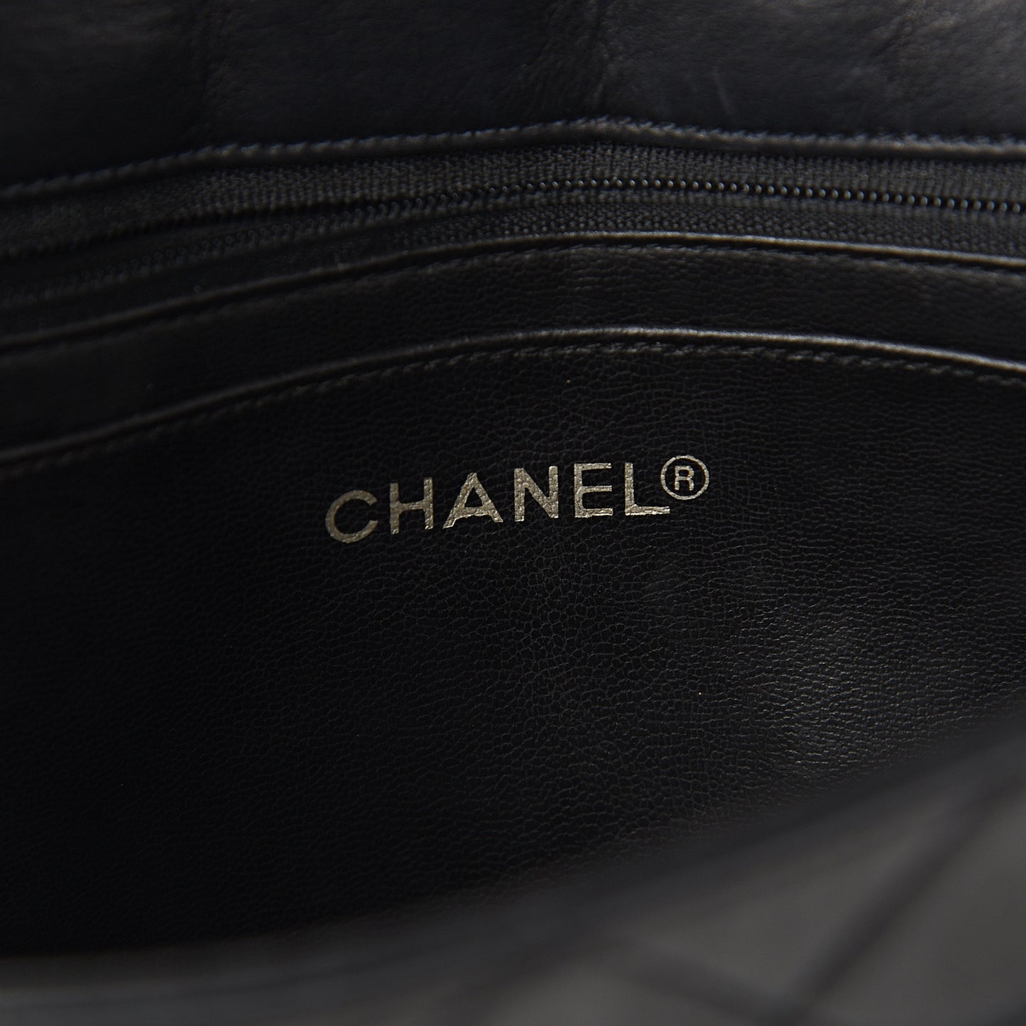Lambskin Quilted Medium Single Flap Black