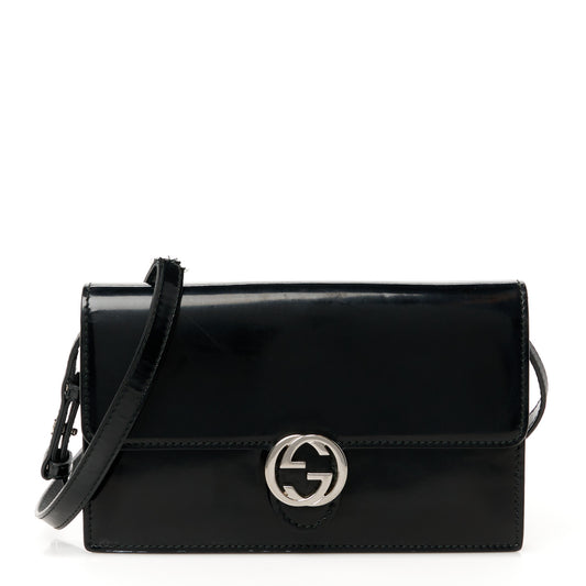 Shade Lux Calfskin Icon Wallet Black