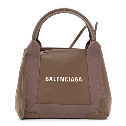 Balenciaga Calfskin Navy Cabas XS Mink Grey 1 of 11