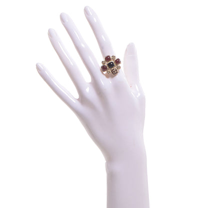 Chanel Gripoix Pearl CC Ring Gold 7 2 of 5