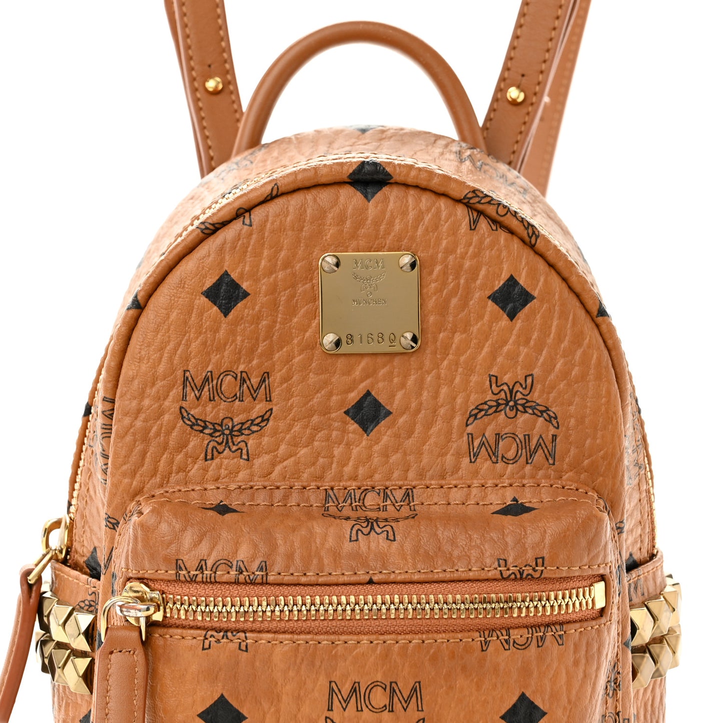 Visetos Side Stud X-Mini Stark Bebe Boo Backpack Cognac