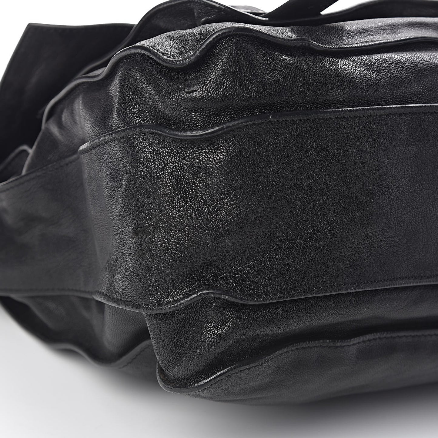 Lambskin PS1 Large Satchel Black