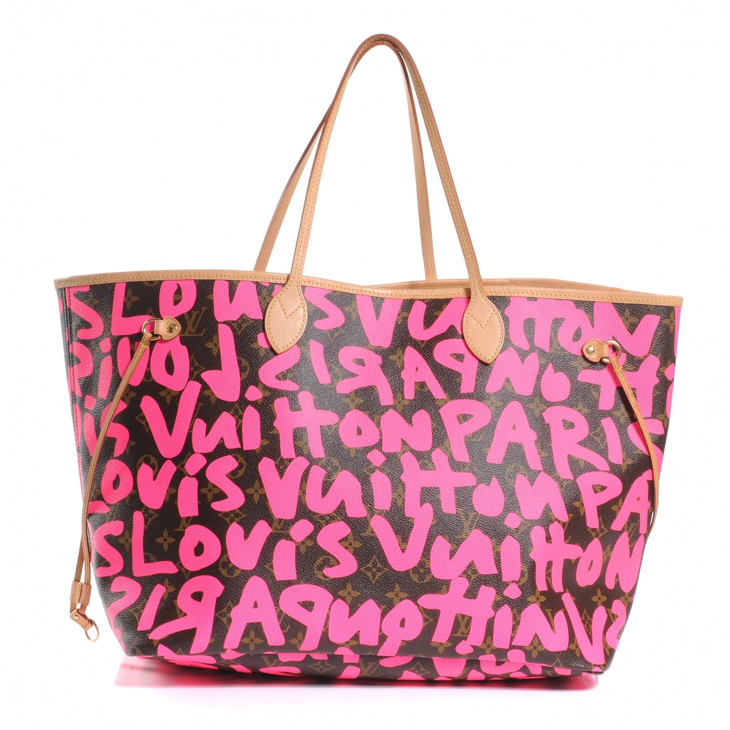 Monogram Graffiti Neverfull GM Fuchsia