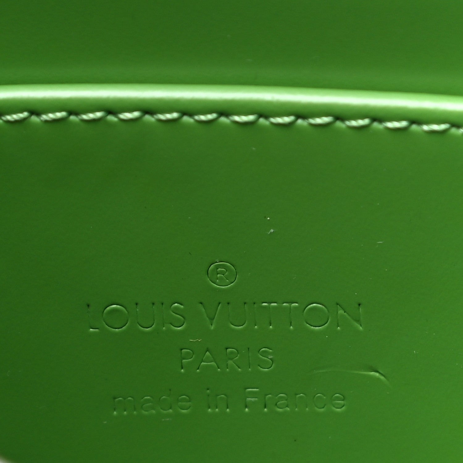 Louis Vuitton Vernis Trousse Cosmetic Pouch Vert Tonic 7 of 9