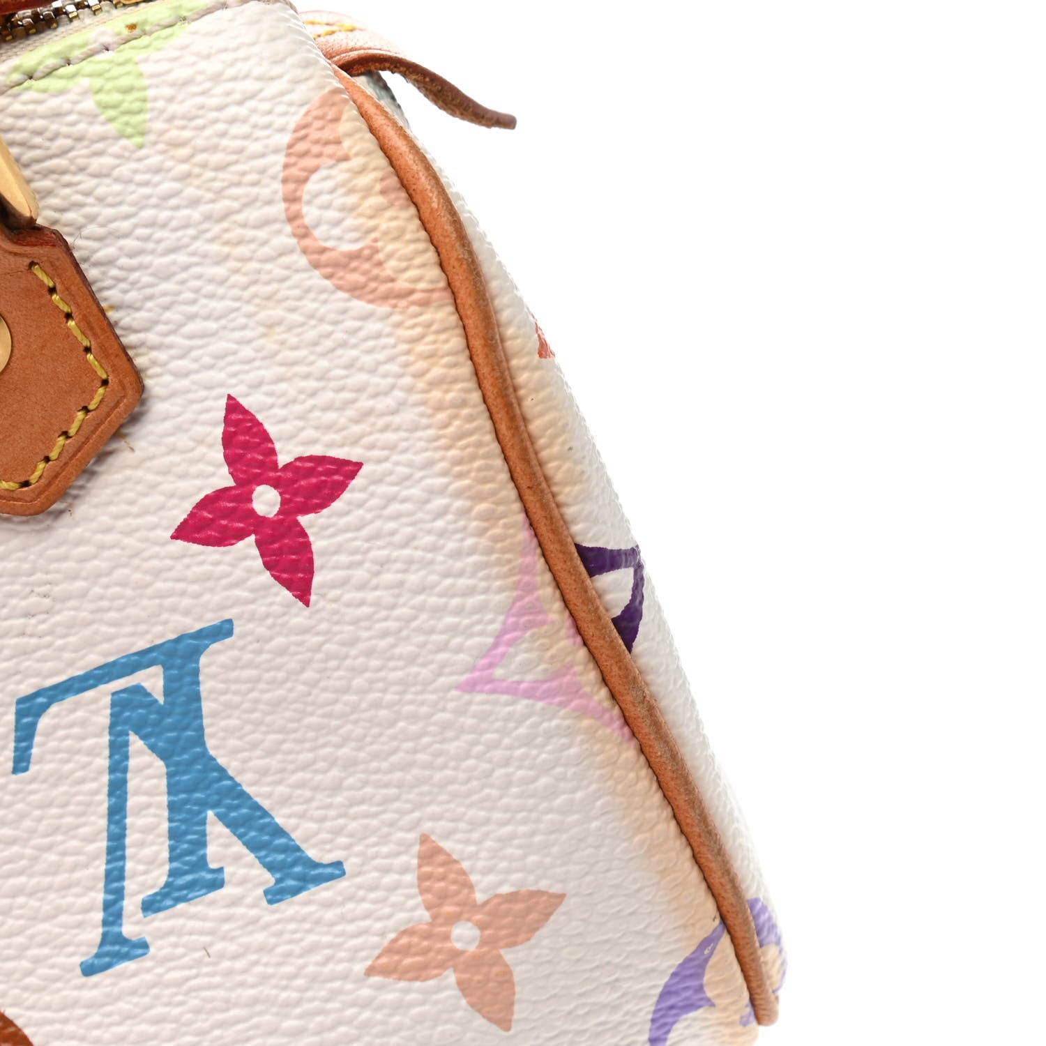 Louis Vuitton Monogram Multicolor Mini Sac HL Speedy White 12 of 14