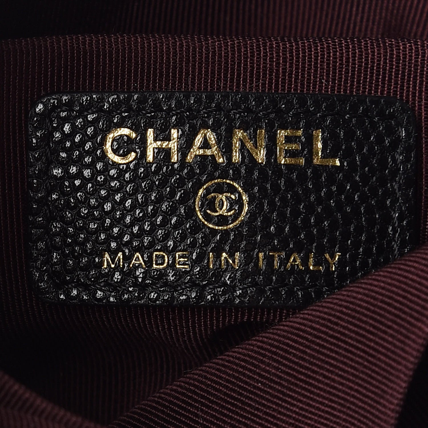 Chanel Caviar Quilted Cosmetic Case Black 9 of 12