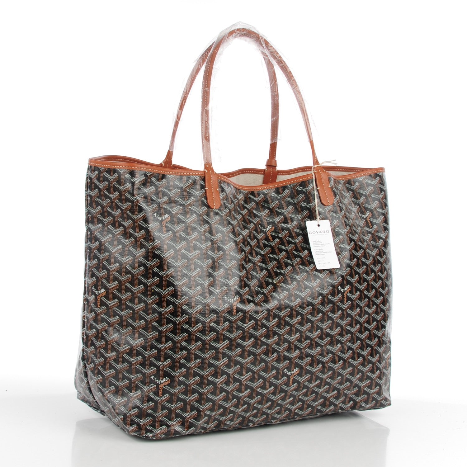 Goyard Goyardine Saint Louis GM Black Gold 3 of 8