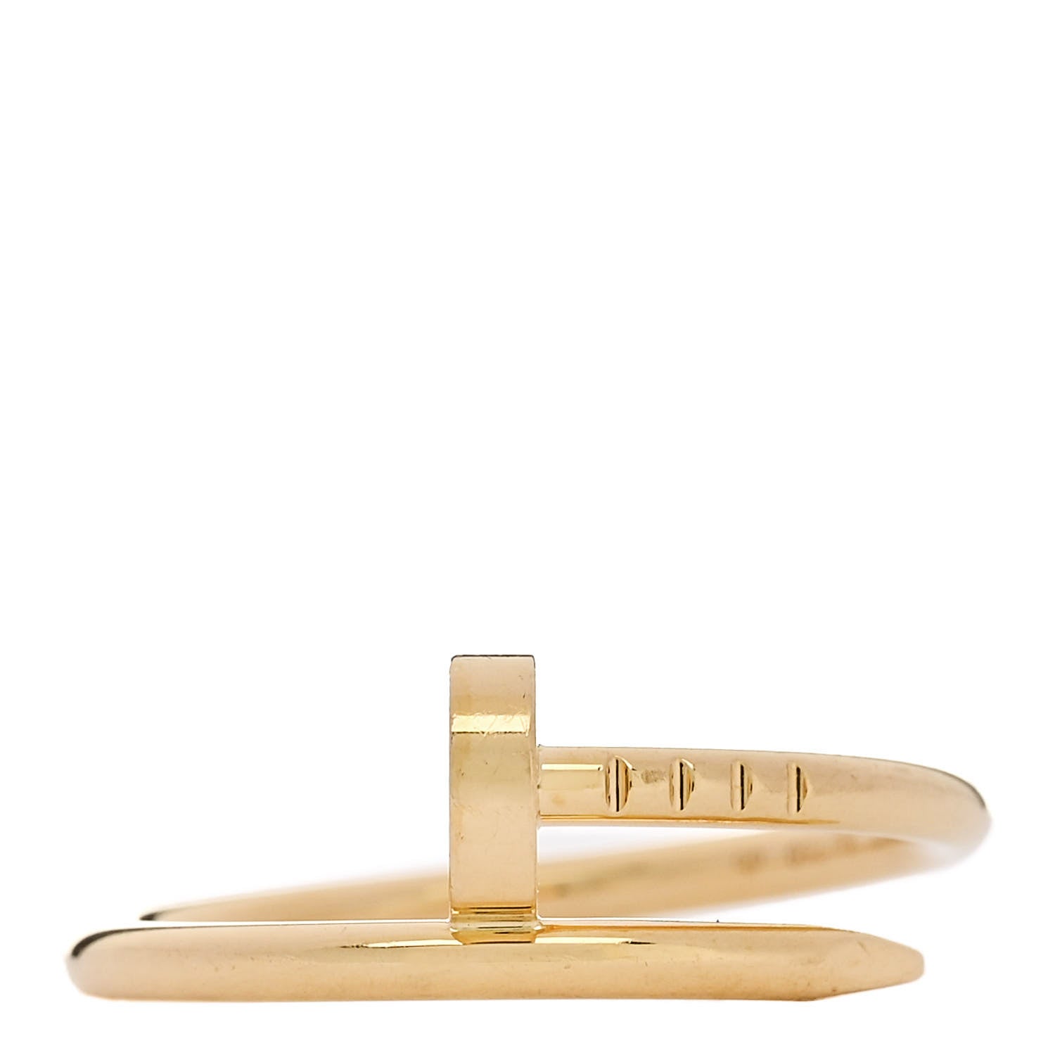 Cartier 18K Yellow Gold Small Juste Un Clou Ring 53 6.5 1 of 5