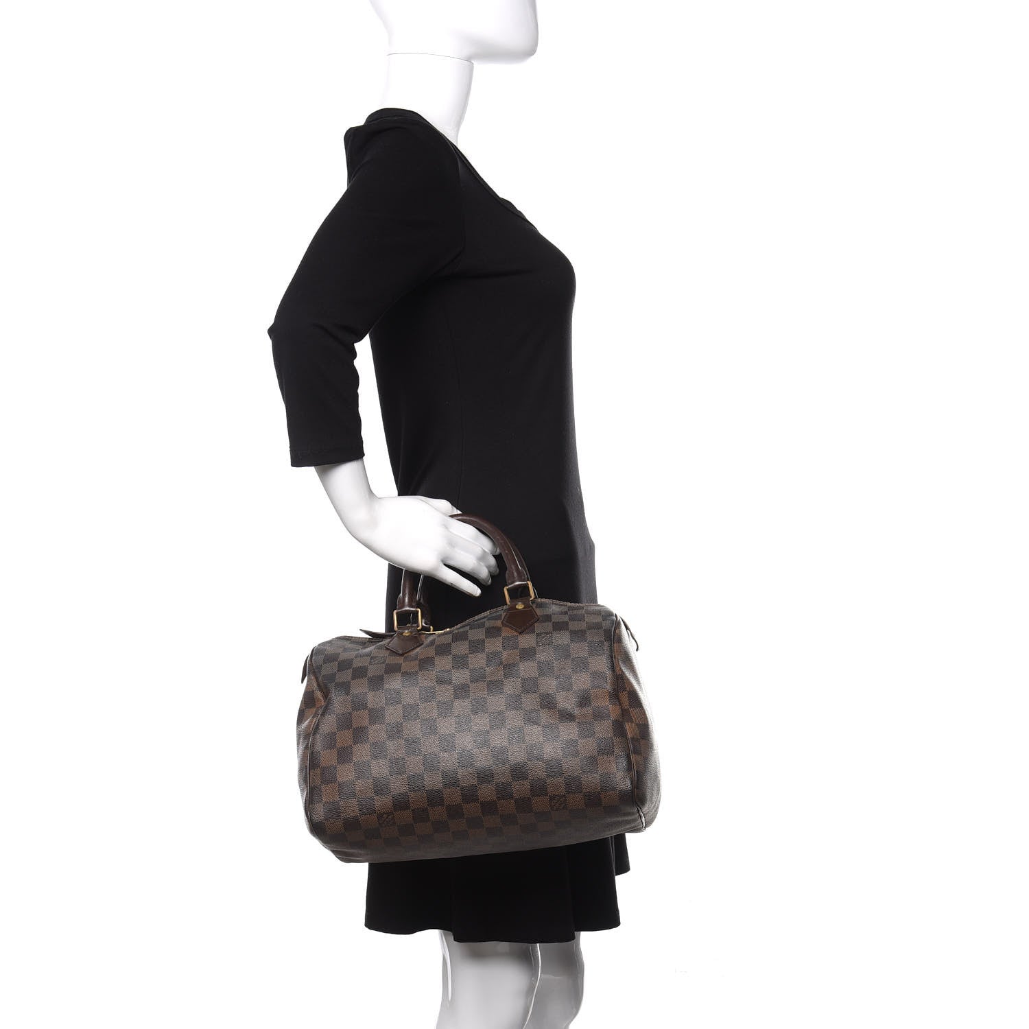 Louis Vuitton Damier Ebene Speedy 30 2 of 12