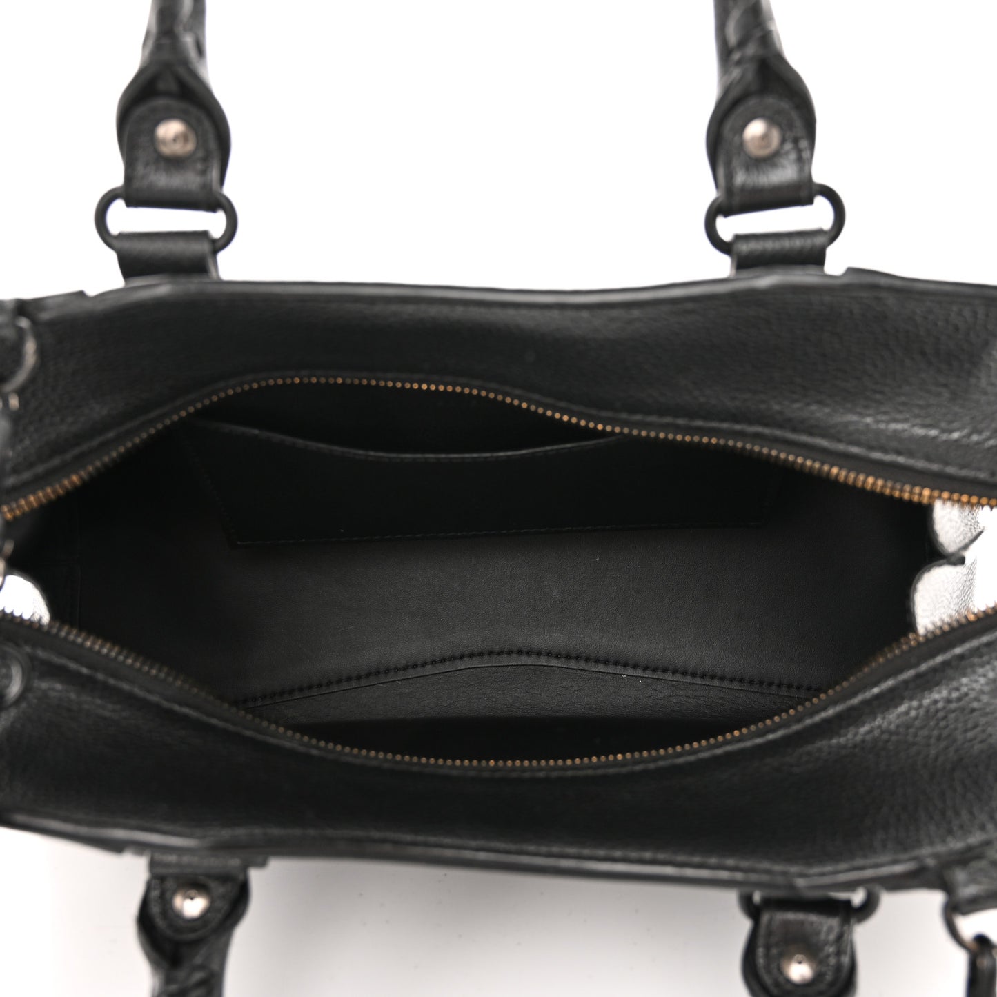 Grained Calfskin Neo Classic Black Hardware S City Black