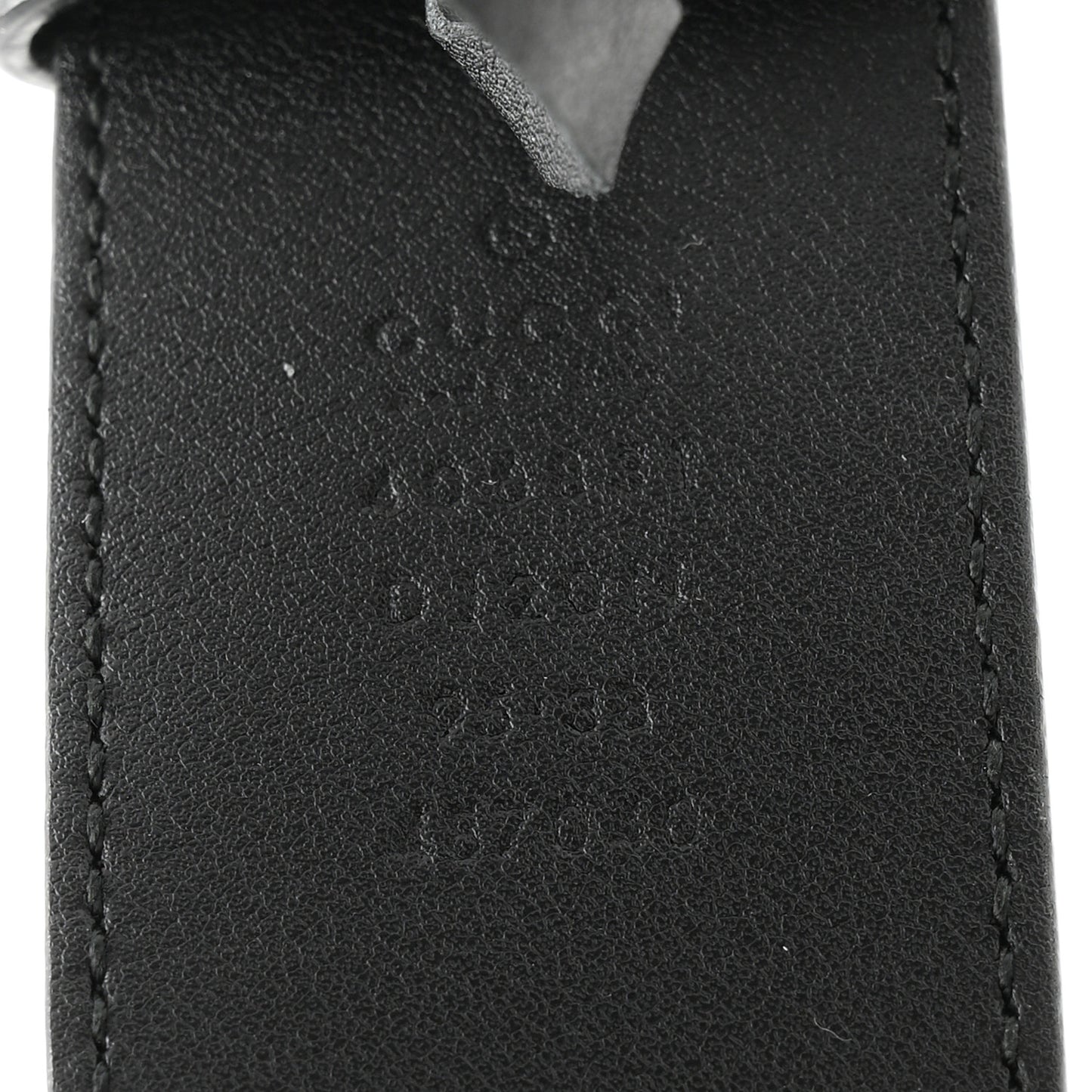 Textured Calfskin Double G 40mm Belt 95 38 Black