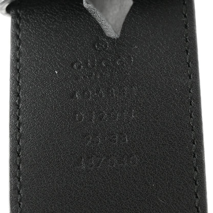 Gucci Textured Calfskin Double G 40mm Belt 95 38 Black 3 of 6