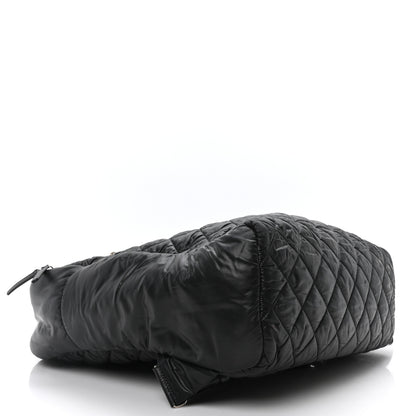 Chanel Nylon Quilted Coco Cocoon Backpack Black 4 of 11