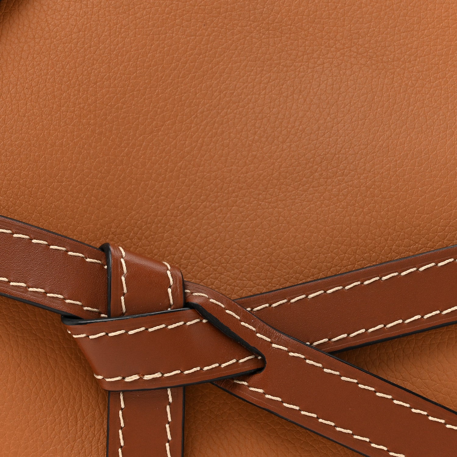 Loewe Grained Calfskin Small Gate Crossbody Bag Caramel Pecan 8 of 11
