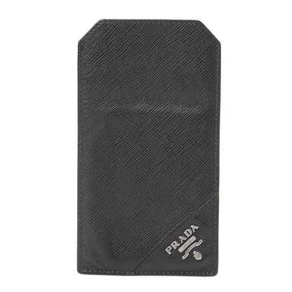 Prada Saffiano Phone Holder Black 1 of 6