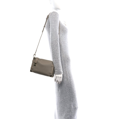 Louis Vuitton Calfskin Side Trunk MM Taupe 2 of 9