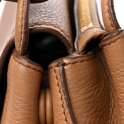 Prada Vitello Daino Flap Shoulder Bag Caramel 13 of 14