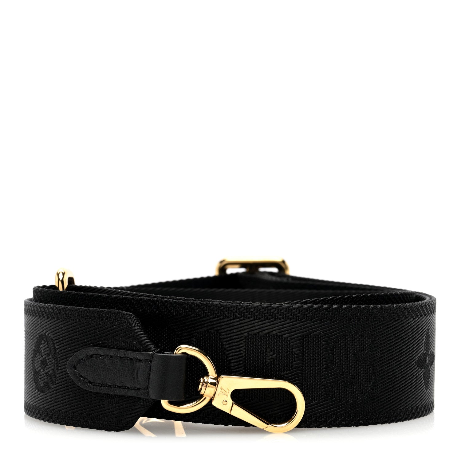 Louis Vuitton Jacquard Bandouliere Shoulder Strap Black 1 of 3