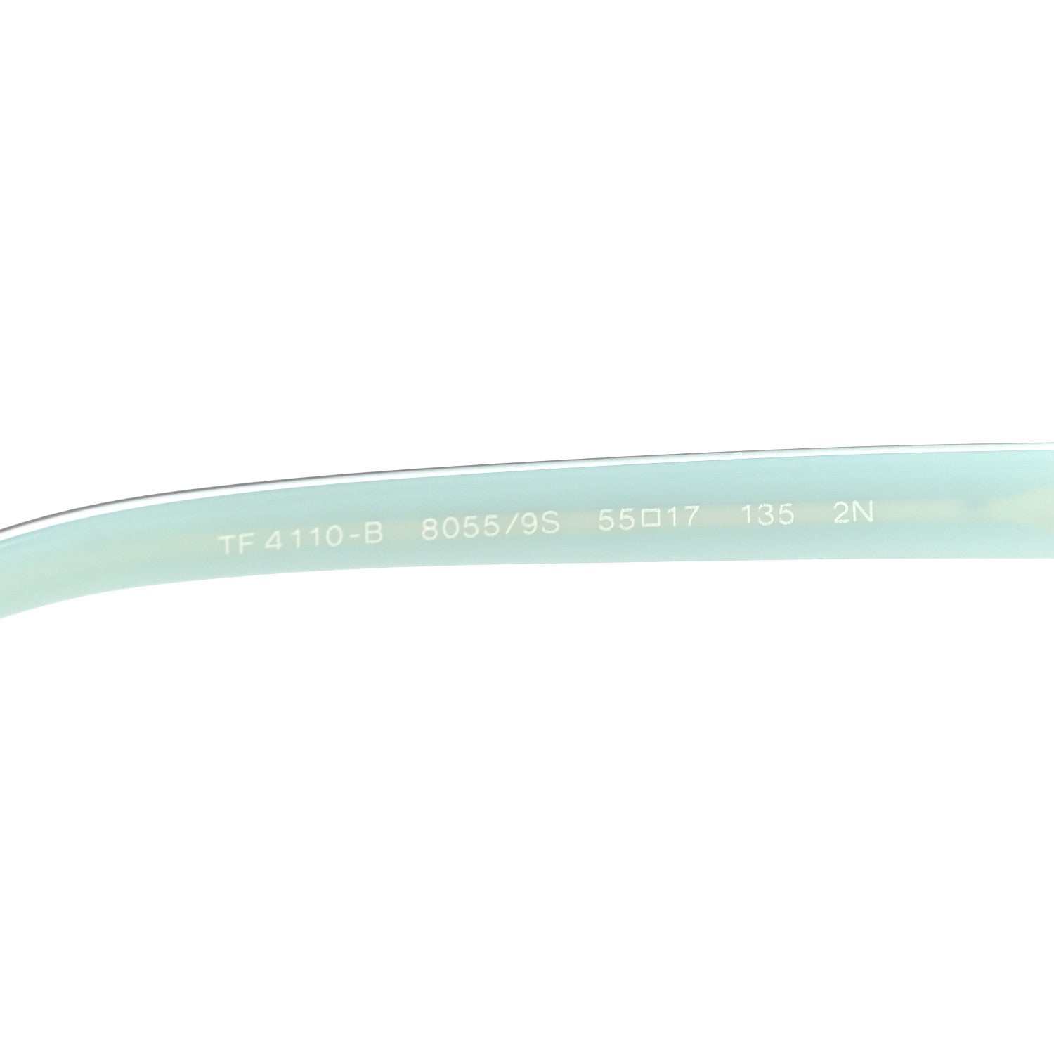 Tiffany Crystal TF4110-B Square Infiniti Sunglasses Black Blue 6 of 8