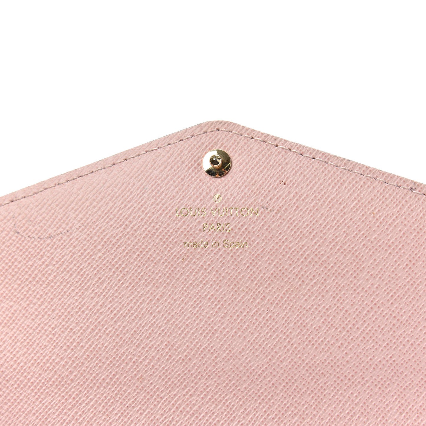 Damier Ebene Sarah Wallet NM Rose Ballerine