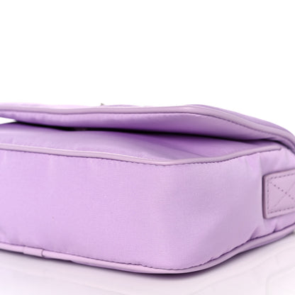 Alexander McQueen Nylon Skull Camera Crossbody Bag Lilac 9 of 10