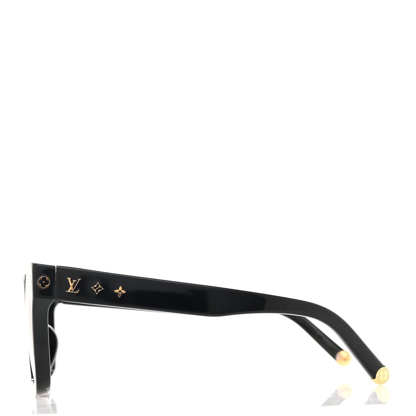 Acetate My Monogram Square Sunglasses Z1526E Black