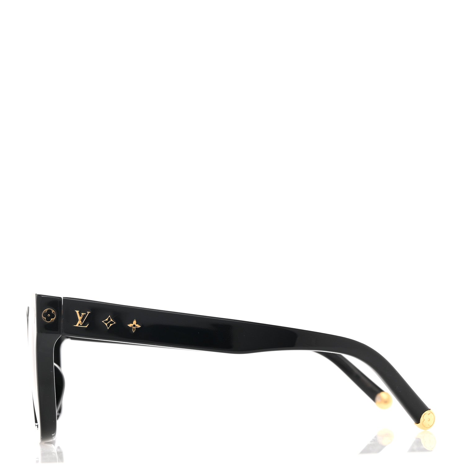 Louis Vuitton Acetate My Monogram Square Sunglasses Z1526E Black 3 of 8