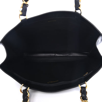 Chanel Lambskin CC Tote Black 4 of 4