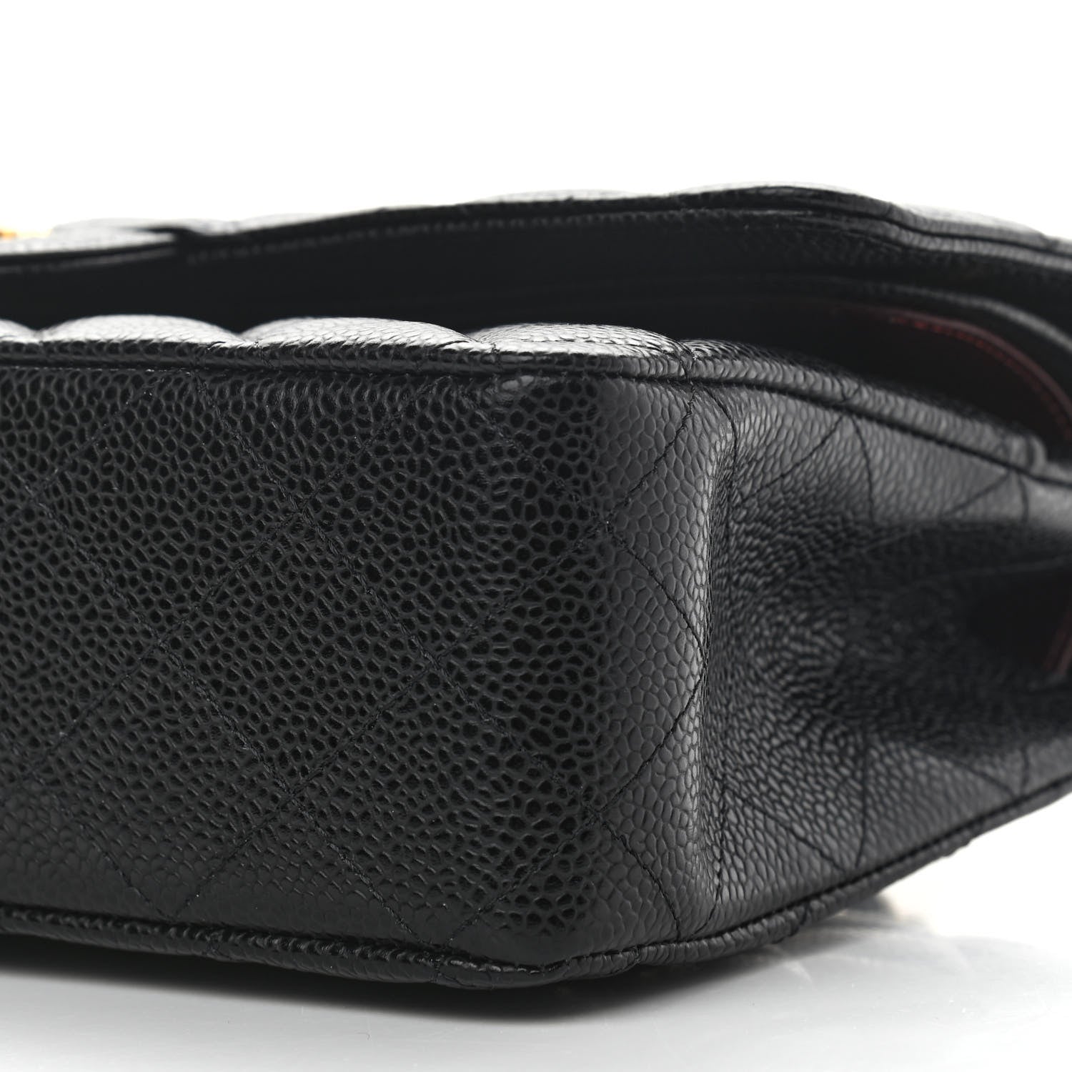 Chanel Caviar Quilted Medium Double Flap Black 10 of 11