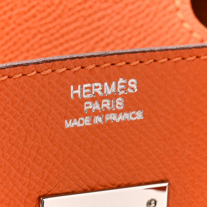 Hermes Epsom Birkin 30 Orange 6 of 19