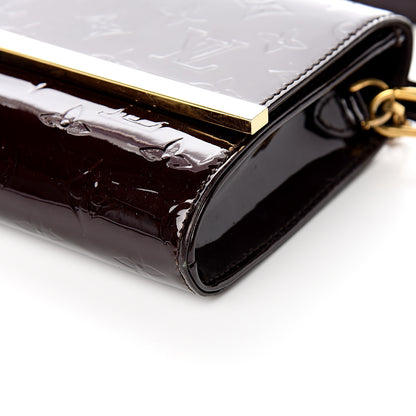 Louis Vuitton Vernis Ana Clutch Amarante 7 of 8
