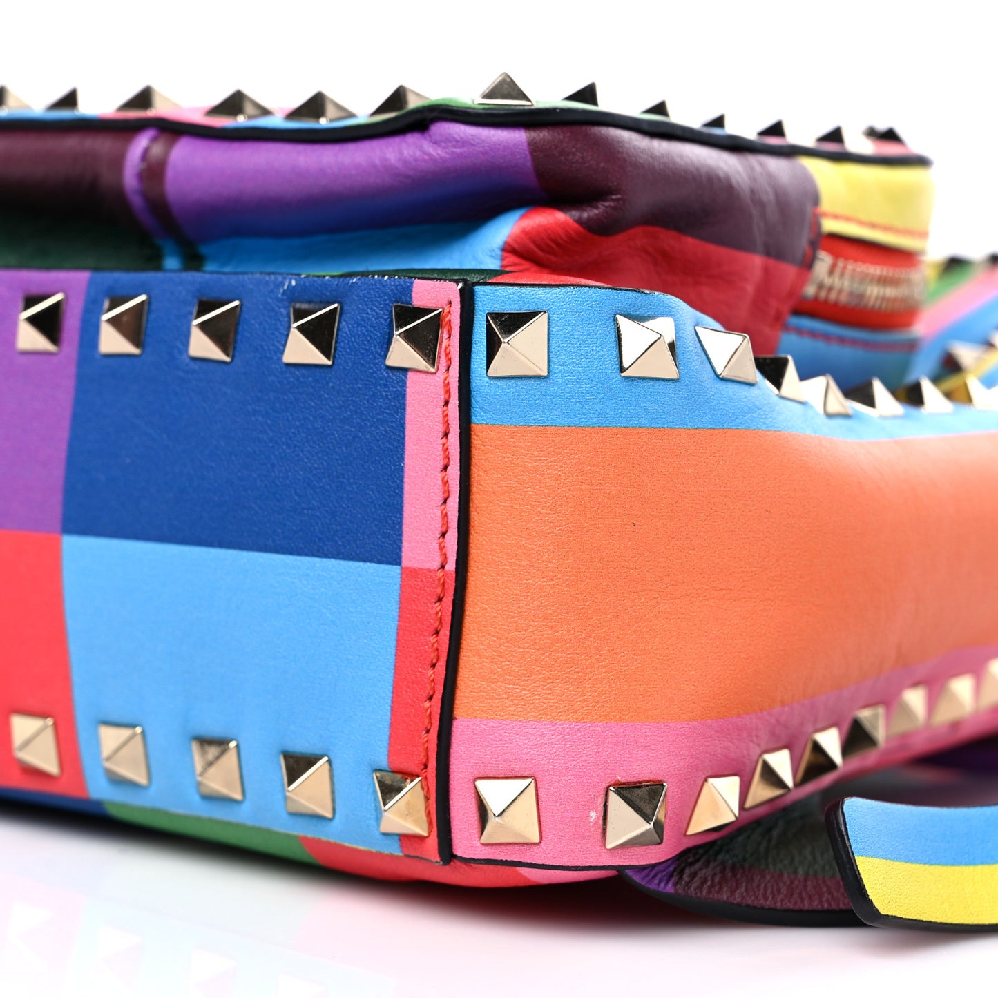 Calfskin 1973 Mini Rockstud Backpack Multicolor