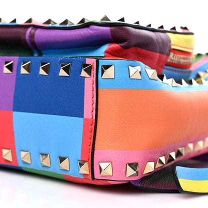 Valentino Garavani Calfskin 1973 Mini Rockstud Backpack Multicolor 8 of 12