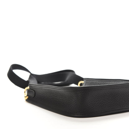 Hermes Taurillon Clemence Evelyne TPM Black 6 of 11