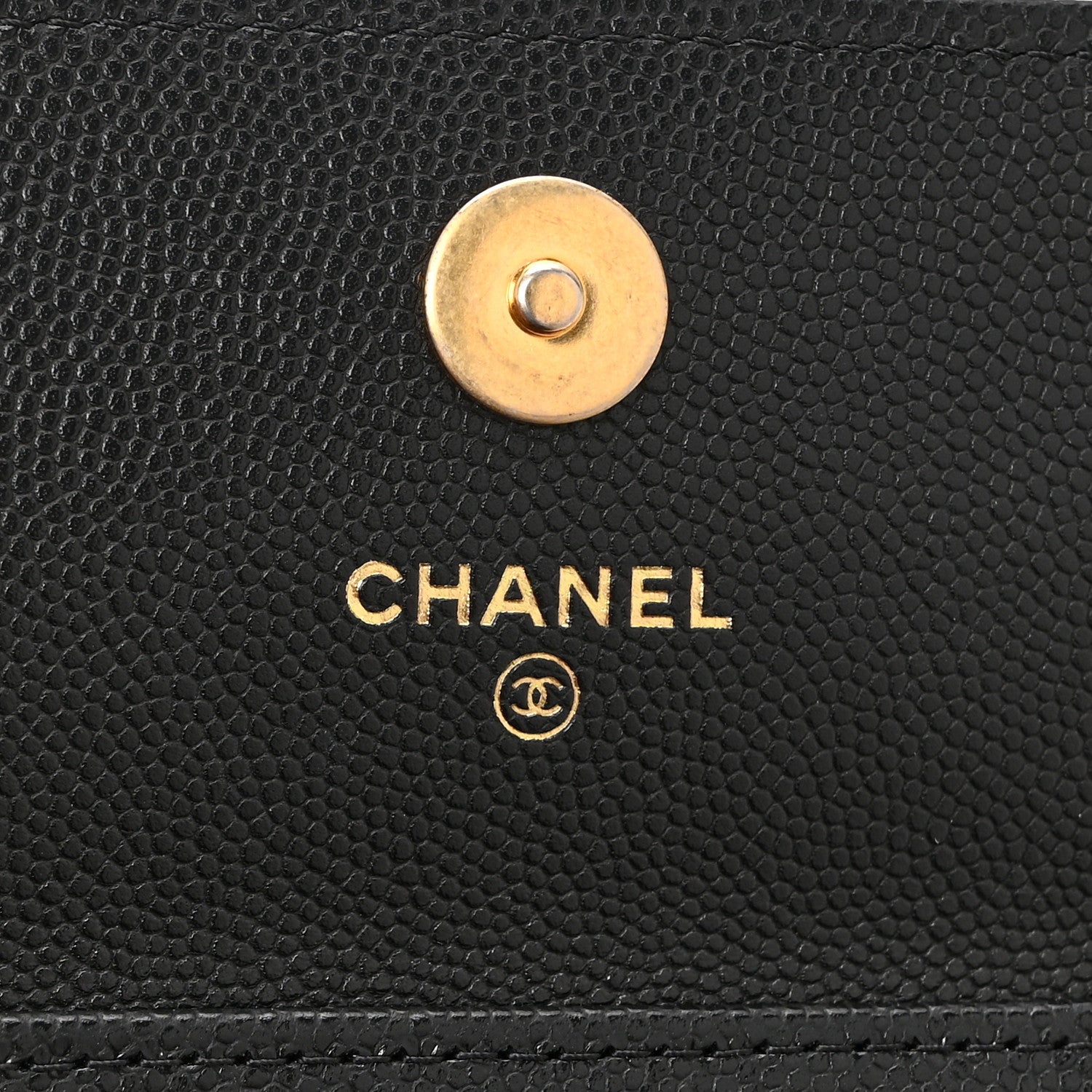 Chanel Caviar Quilted Twist Your Buttons Coin Purse With Chain Black 6 of 11