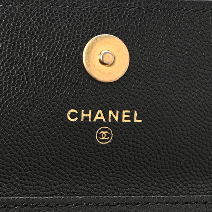 Chanel Caviar Quilted Twist Your Buttons Coin Purse With Chain Black 6 of 11