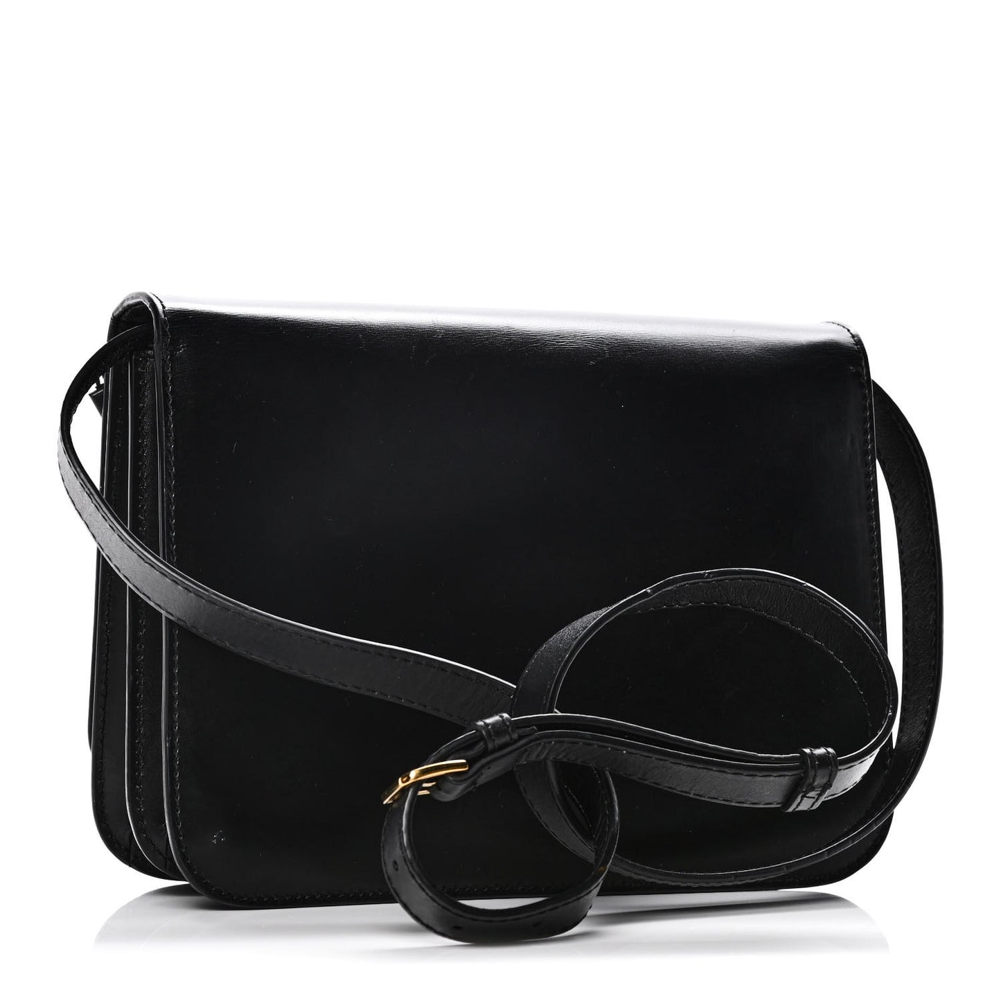 Calfskin Medium TB Bag Black
