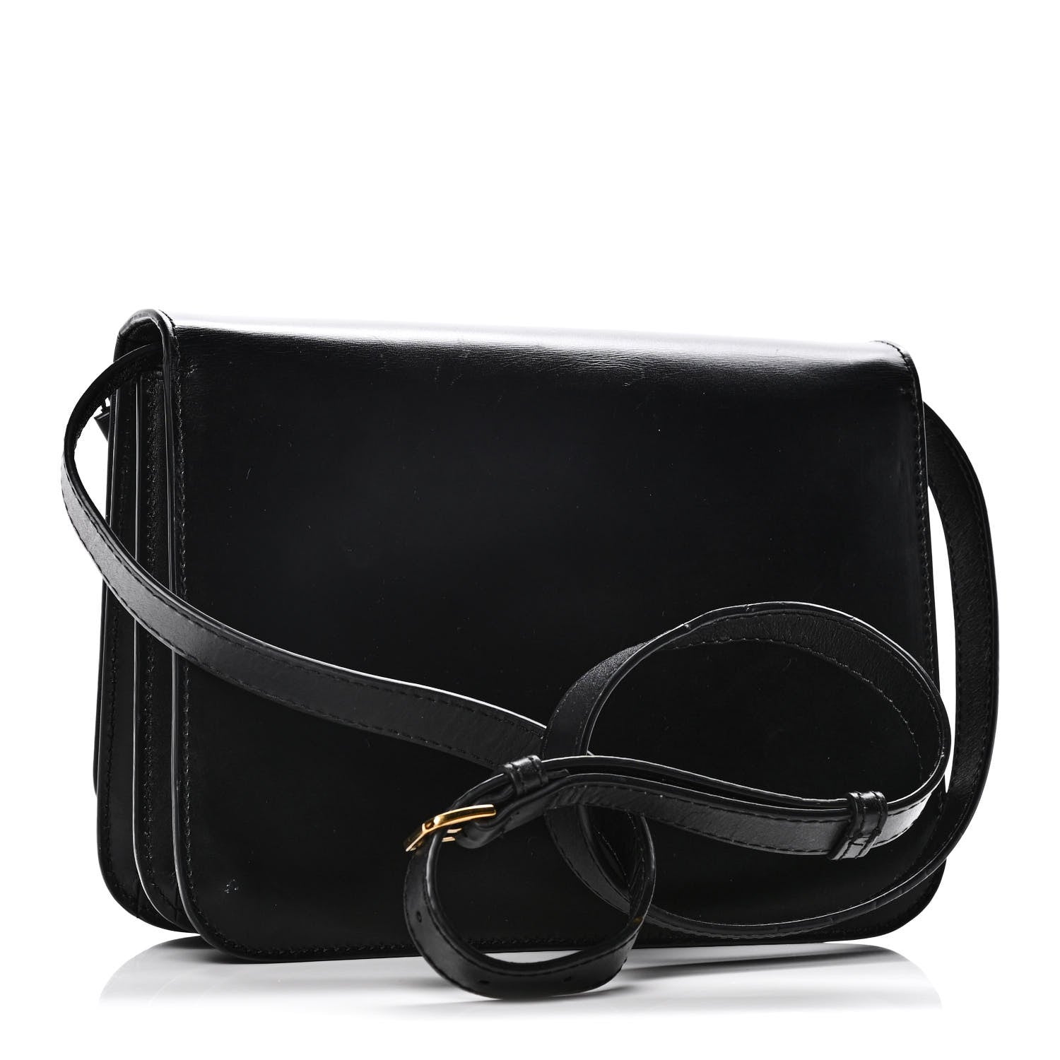 Burberry Calfskin Medium TB Bag Black 3 of 21