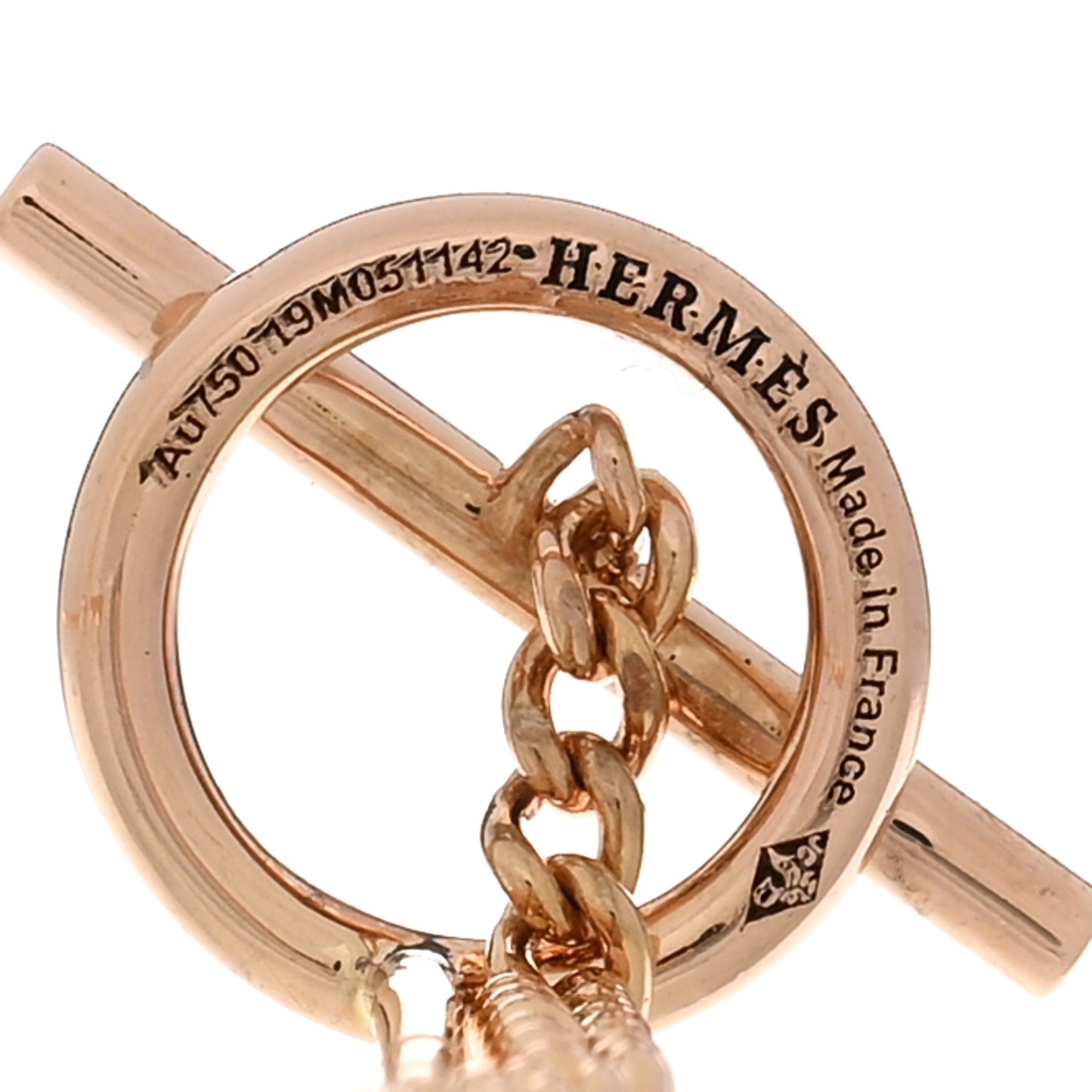 18K Rose Gold Echappee Asymmetric Earrings