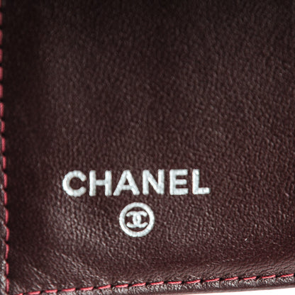 Chanel Lambskin Quilted Compact French Flap Wallet Black 7 of 9