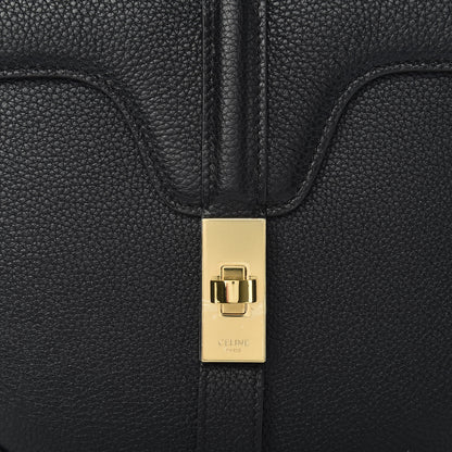 Celine Grained Calfskin Medium Besace 16 Black 10 of 10