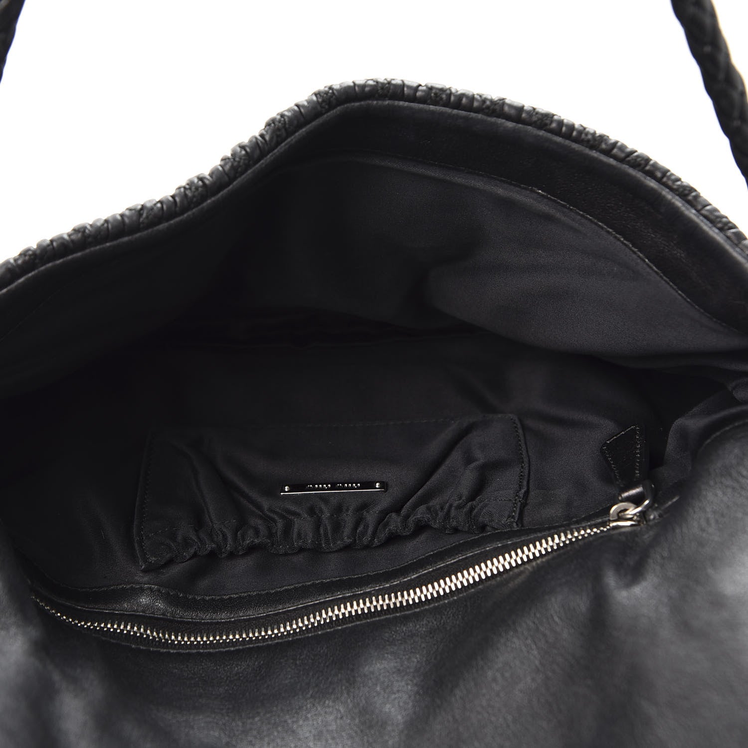 Miu Miu Nappa Matelasse Crystal Flap Clutch Black 4 of 8