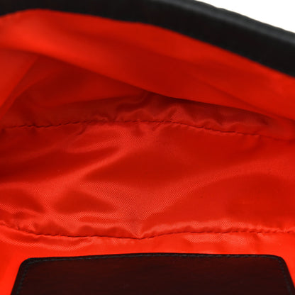 Alexander McQueen Nylon Graffiti Skull Small Crossbody Bag Black White 5 of 12