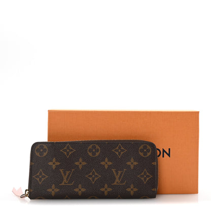 Louis Vuitton Monogram Clemence Wallet Rose Ballerine 7 of 7