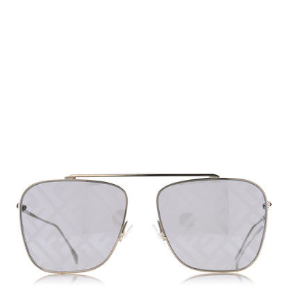 Fendi Metal Aviator FF Sunglasses FF0406/S Gold 2 of 7